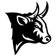 Bull Head DXF File – CNC Cutting Design | AFBULL1