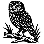 Burrowing Owl DXF File – CNC Cutting Design | ABOWL1