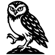 Burrowing Owl DXF File – CNC Cutting Design | ABOWL95
