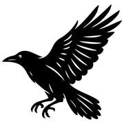 Common Raven DXF File – CNC Cutting Design | ABCROW101