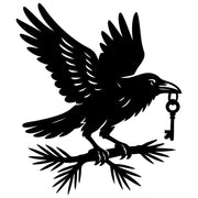 Common Raven DXF File – CNC Cutting Design | ABCROW108