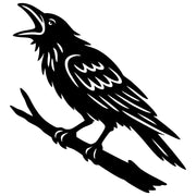 Common Raven DXF File – CNC Cutting Design | ABCROW109