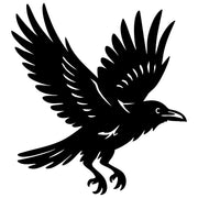 Common Raven DXF File – CNC Cutting Design | ABCROW115