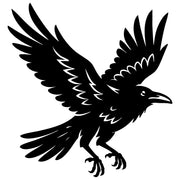 Common Raven DXF File – CNC Cutting Design | ABCROW121