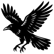 Common Raven DXF File – CNC Cutting Design | ABCROW123