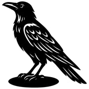 Common Raven DXF File – CNC Cutting Design | ABCROW36