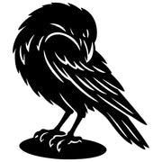 Common Raven DXF File – CNC Cutting Design | ABCROW45