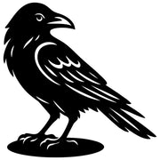 Common Raven DXF File – CNC Cutting Design | ABCROW51
