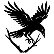Common Raven DXF File – CNC Cutting Design | ABCROW52