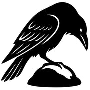 Common Raven DXF File – CNC Cutting Design | ABCROW57