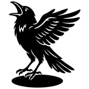 Common Raven DXF File – CNC Cutting Design | ABCROW59