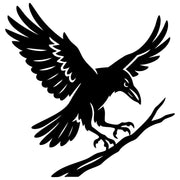 Common Raven DXF File – CNC Cutting Design | ABCROW64