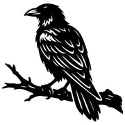 Common Raven DXF File – CNC Cutting Design | ABCROW69
