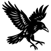 Common Raven DXF File – CNC Cutting Design | ABCROW75
