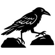 Common Raven DXF File – CNC Cutting Design | ABCROW77