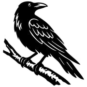 Common Raven DXF File – CNC Cutting Design | ABCROW78