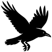 Common Raven DXF File – CNC Cutting Design | ABCROW80