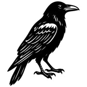 Common Raven DXF File – CNC Cutting Design | ABCROW85