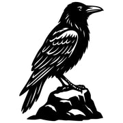 Common Raven DXF File – CNC Cutting Design | ABCROW87