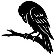 Common Raven DXF File – CNC Cutting Design | ABCROW88