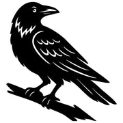 Common Raven DXF File – CNC Cutting Design | ABCROW93