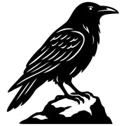 Common Raven DXF File – CNC Cutting Design | ABCROW94
