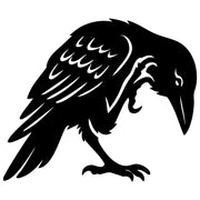 Common Raven DXF File – CNC Cutting Design | ABCROW96