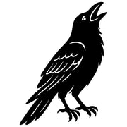 Common Raven DXF File – CNC Cutting Design | ABCROW97