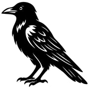 Common Raven DXF File – CNC Cutting Design | ABCROW98