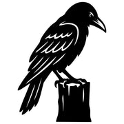 Common Raven DXF File – CNC Cutting Design | ABCROW99