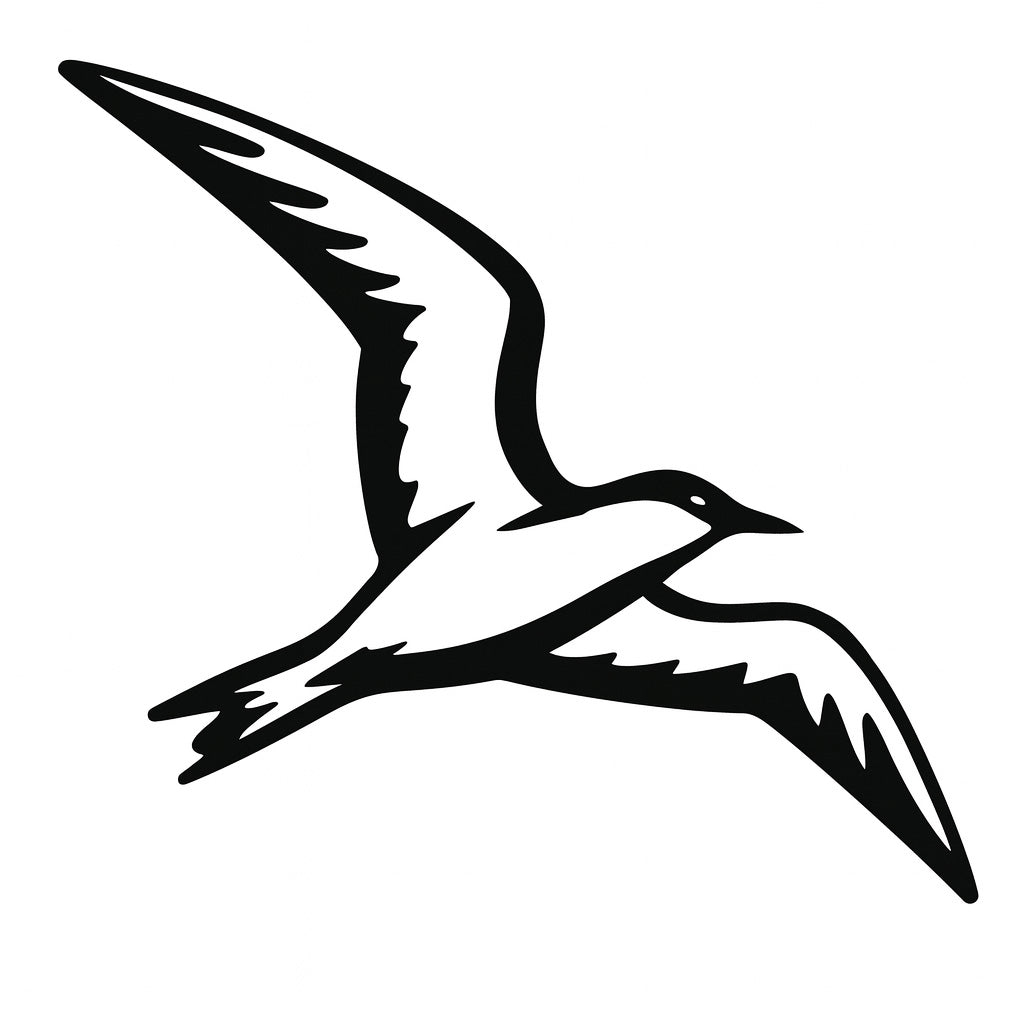 Common Tern DXF File – CNC Cutting Design | ABTERN1