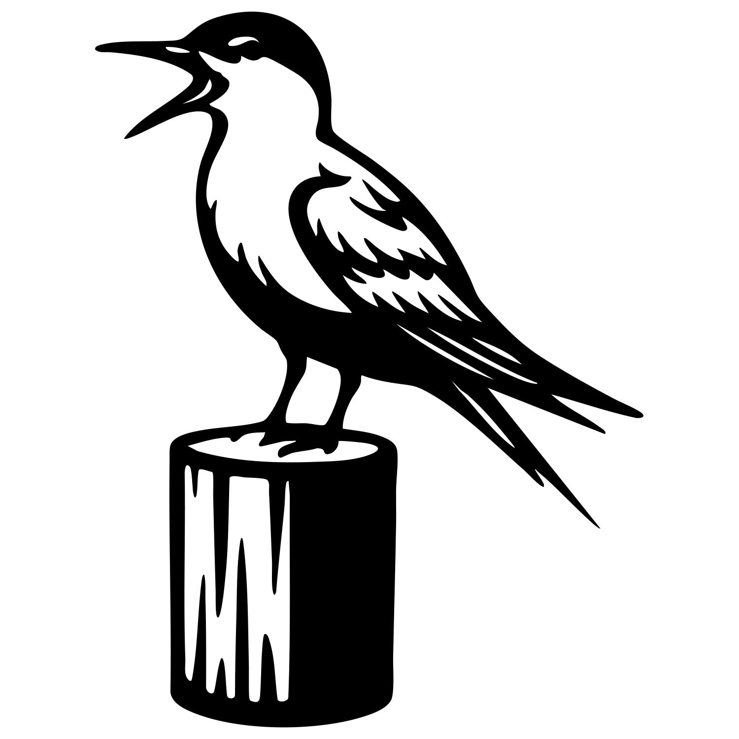 Common Tern DXF File – CNC Cutting Design | ABTERN3