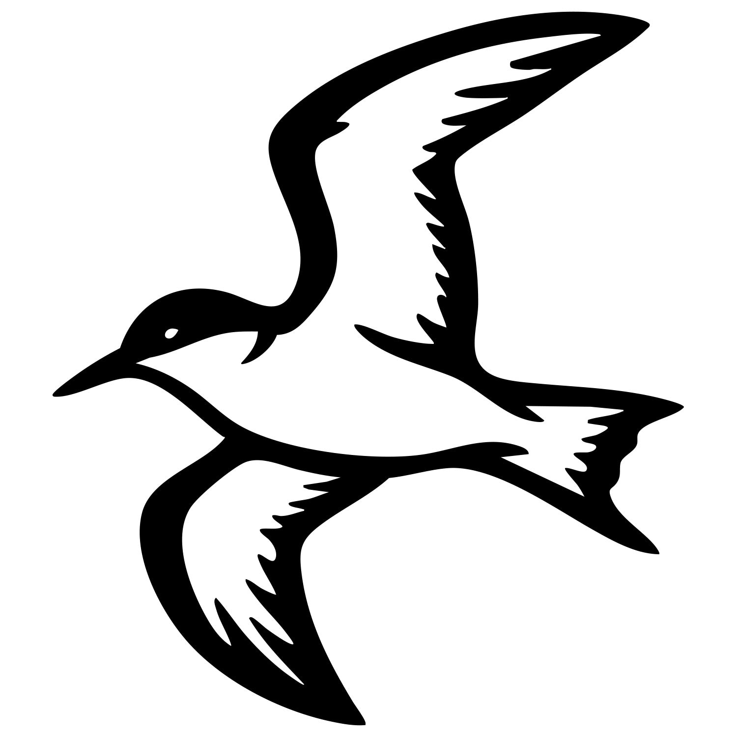 Common Tern DXF File – CNC Cutting Design | ABTERN6