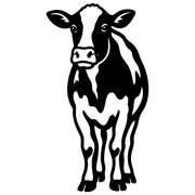 Cow Silhouette DXF File – CNC Cutting Design | AFCOW3