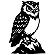 Eastern Screech Owl DXF File – CNC Cutting Design | ABOWL100