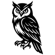 Eastern Screech Owl DXF File – CNC Cutting Design | ABOWL115