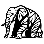 Elephant DXF File – CNC Cutting Design | AWELEPHANT172