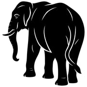 Elephant DXF File – CNC Cutting Design | AWELEPHANT284