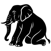 Elephant DXF File – CNC Cutting Design | AWELEPHANT288