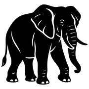 Elephant DXF File – CNC Cutting Design | AWELEPHANT289
