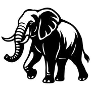 Elephant DXF File – CNC Cutting Design | AWELEPHANT290