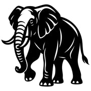 Elephant DXF File – CNC Cutting Design | AWELEPHANT309