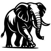 Elephant DXF File – CNC Cutting Design | AWELEPHANT311