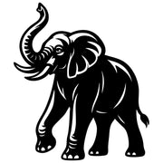 Elephant DXF File – CNC Cutting Design | AWELEPHANT314