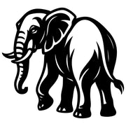 Elephant DXF File – CNC Cutting Design | AWELEPHANT318