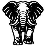 Elephant DXF File – CNC Cutting Design | AWELEPHANT319