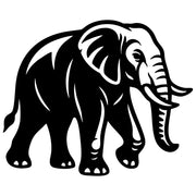 Elephant DXF File – CNC Cutting Design | AWELEPHANT320