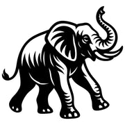 Elephant DXF File – CNC Cutting Design | AWELEPHANT322