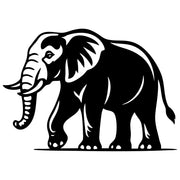 Elephant DXF File – CNC Cutting Design | AWELEPHANT323