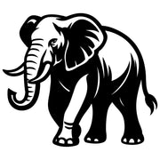 Elephant DXF File – CNC Cutting Design | AWELEPHANT328